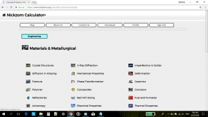 The Calculator For Materials/Metallurgical Engineering