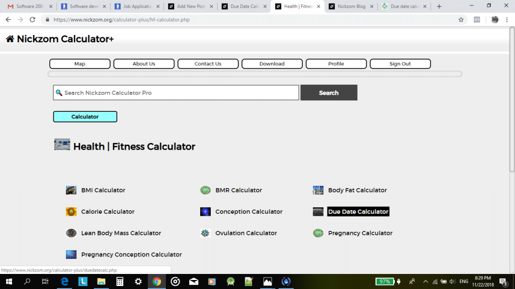 Nickzom Calculator Calculates the Due Date of a Woman's Pregnancy From Your Last Period