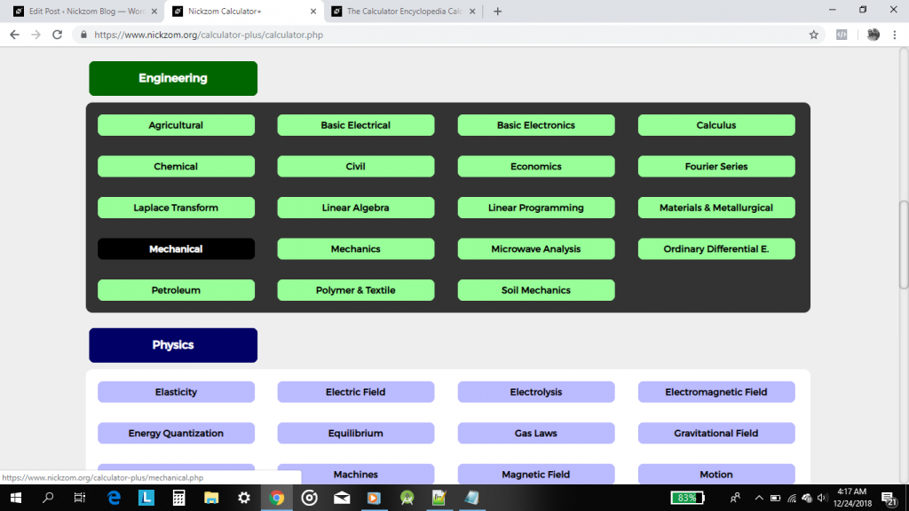 Nickzom Calculator Calculates the Hydraulic Depth of Flow in Open Channels | Fluid Mechanics
