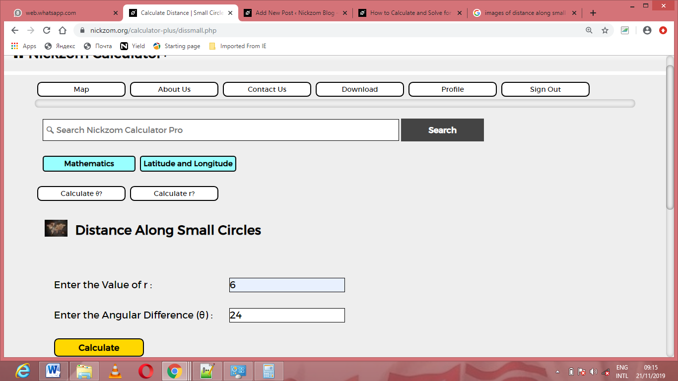How to Calculate and Solve for Distance Along Small circles | Latitude and Longitude