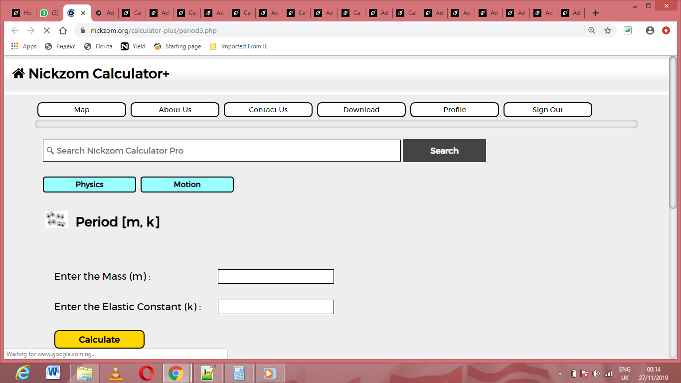 How to Calculate and Solve for Period in Motion Using Nickzom Calculator
