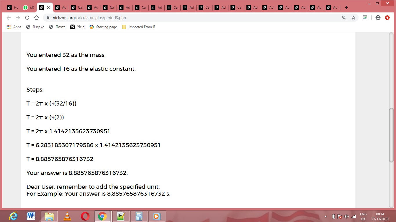 How to Calculate and Solve for Period in Motion Using Nickzom Calculator