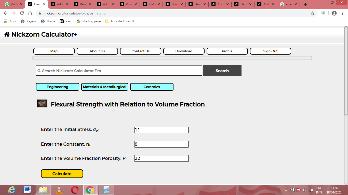 How to Calculate and Solve for Flexural Strength with Relation to Volume Fraction | Ceramics
