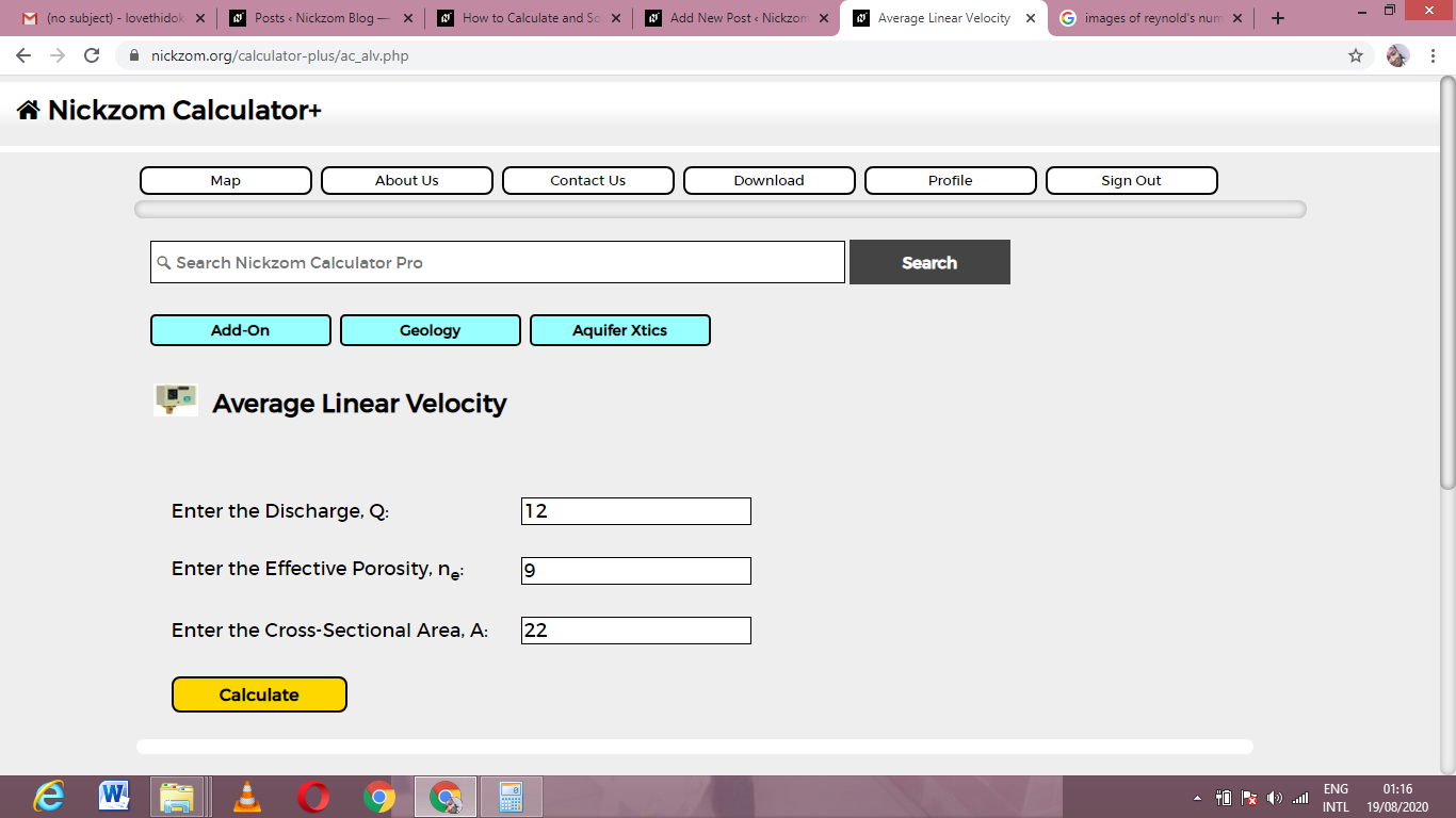 How to Calculate and Solve for Average Linear Velocity | Aquifer Characteristics