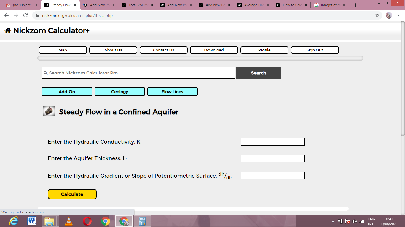 How to Calculate and Solve for Steady Flow in a Confined Aquifer | Flow Lines