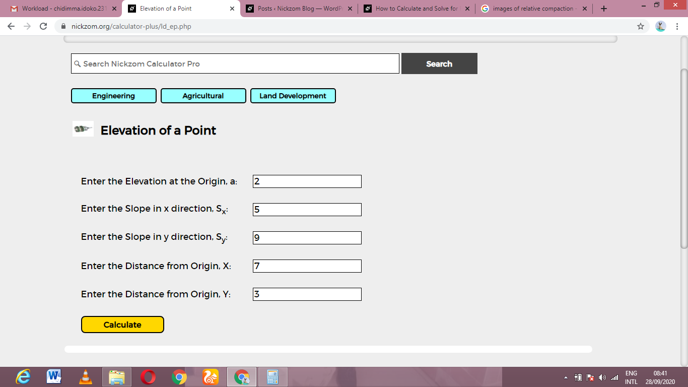 How to Calculate and Solve for Elevation of a Point | Land Development