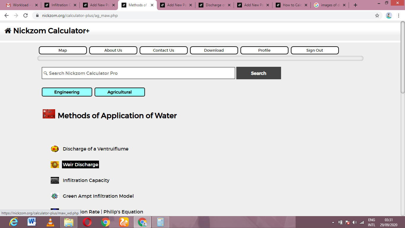 How to Calculate and Solve for Weir Discharge | Methods of Application of Water