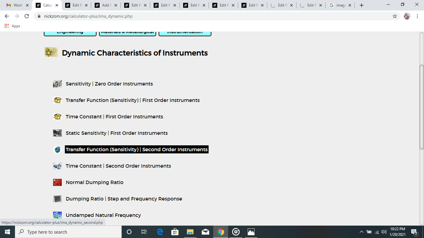 How to Calculate and Solve for Transfer Function (Sensitivity) | Second Order Instruments | Dynamic Characteristics of Instruments