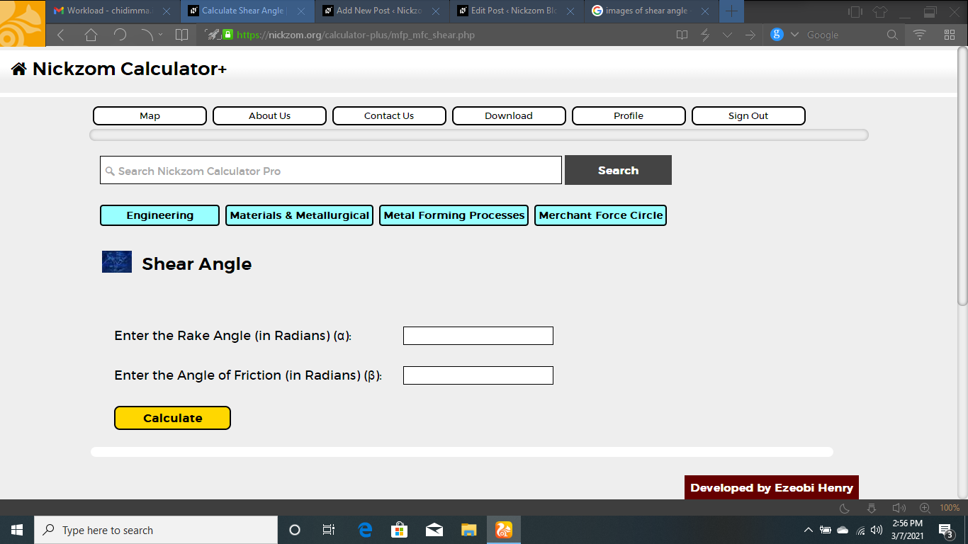 How to Calculate and Solve for Shear Angle | Merchant Force Circle