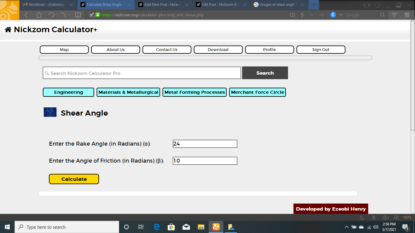 How to Calculate and Solve for Shear Angle | Merchant Force Circle