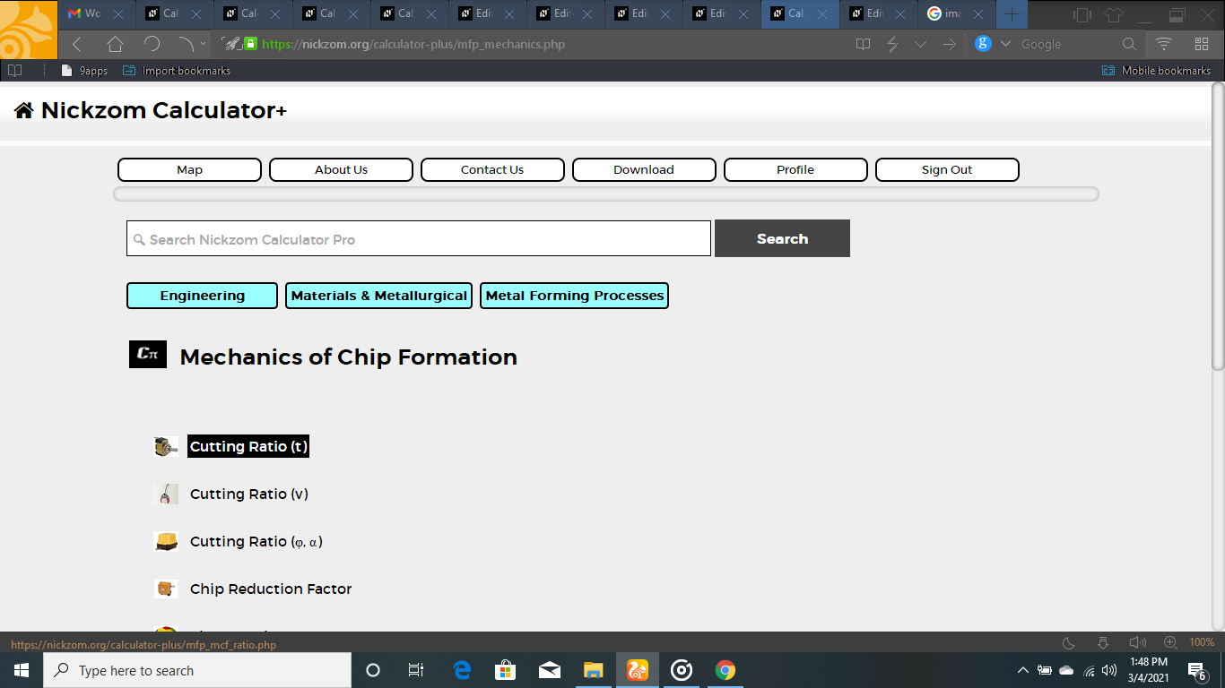 How to Calculate and Solve for Cutting Ratio / Mechanics of Chips Formation
