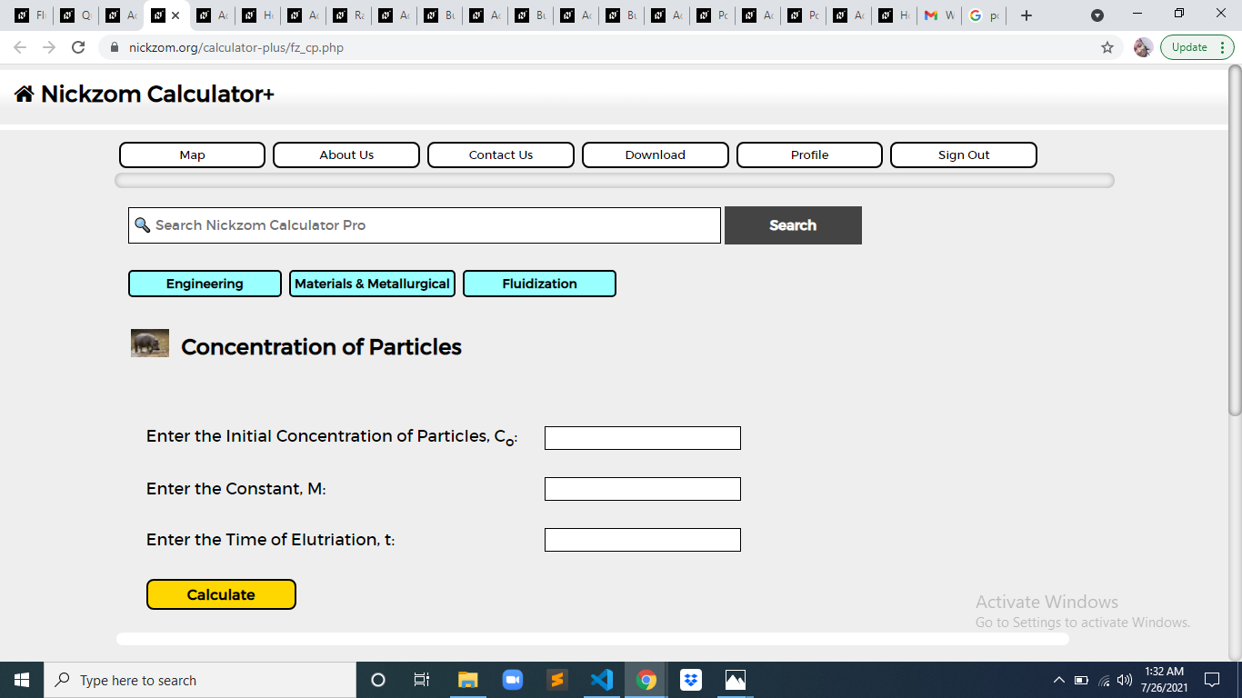 How to Calculate and Solve for Concentration of Particles | Fluidization