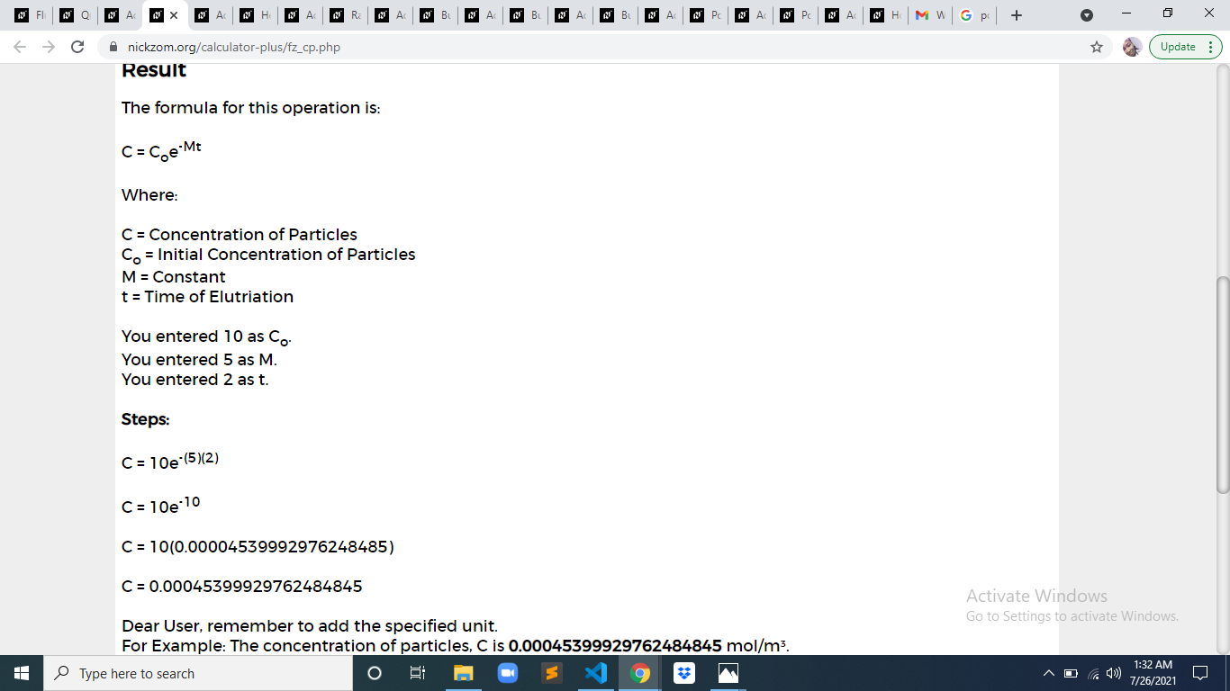 How to Calculate and Solve for Concentration of Particles | Fluidization