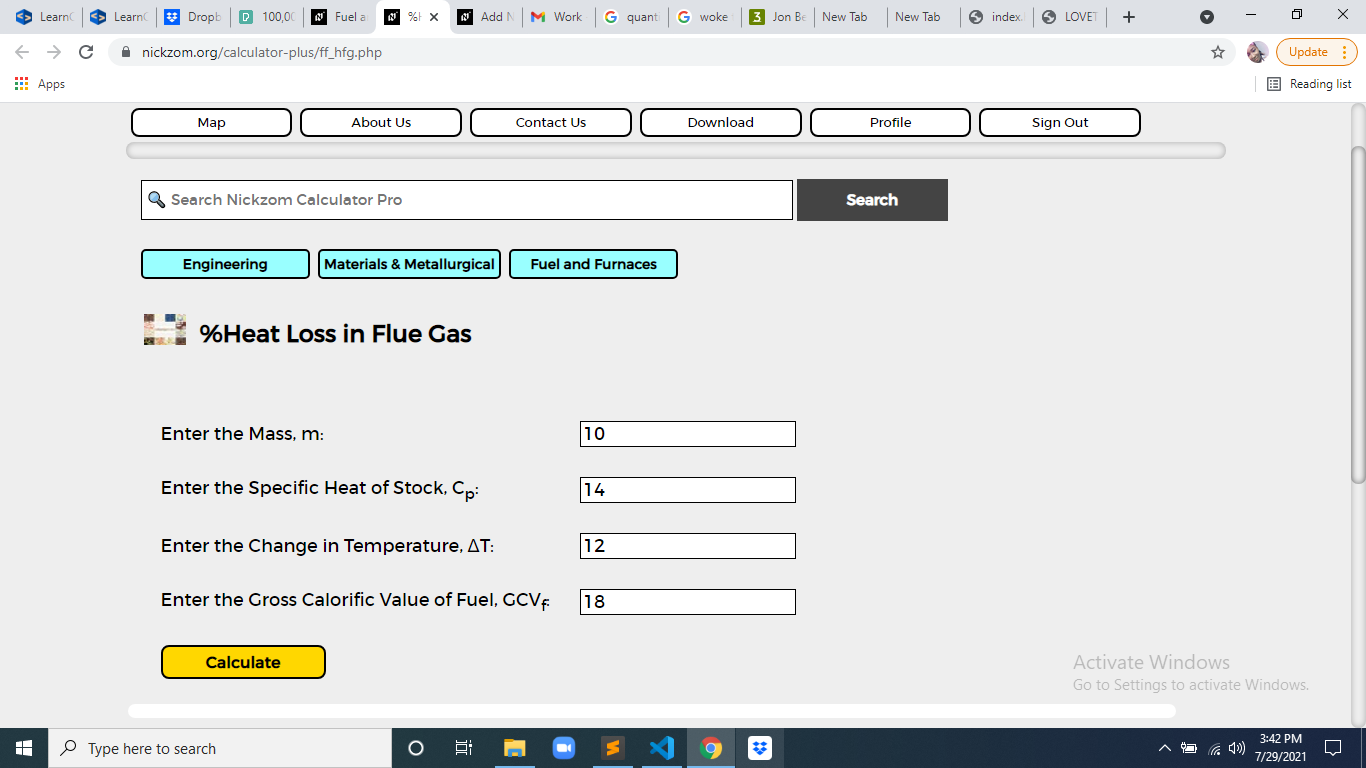 How to Calculate and Solve for %Heat Loss in Flue Gas | Fuel and Furnaces