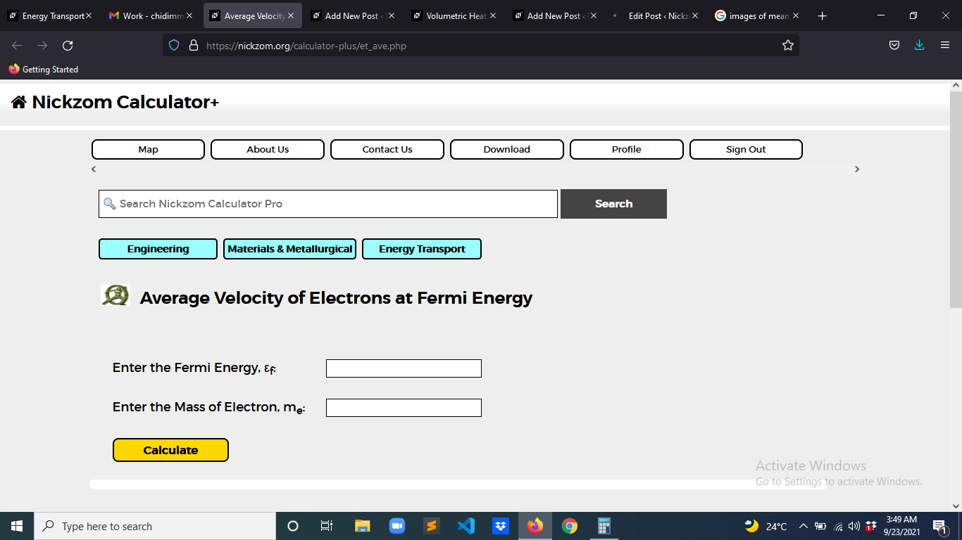 How to Calculate and Solve for Average Velocity of Electrons at Fermi Energy | Energy Transport