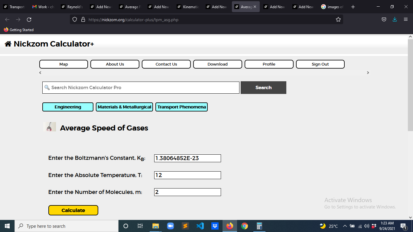 How to Calculate and Solve for Average Speed of Gases | Transport Phenomena