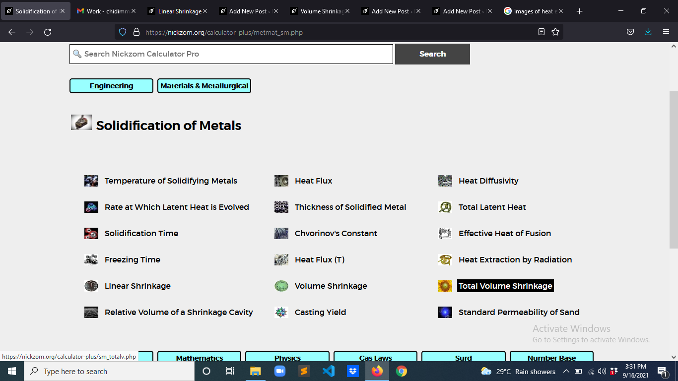 How to Calculate and Solve for the Total Volume Shrinkage | Solidification of Metals