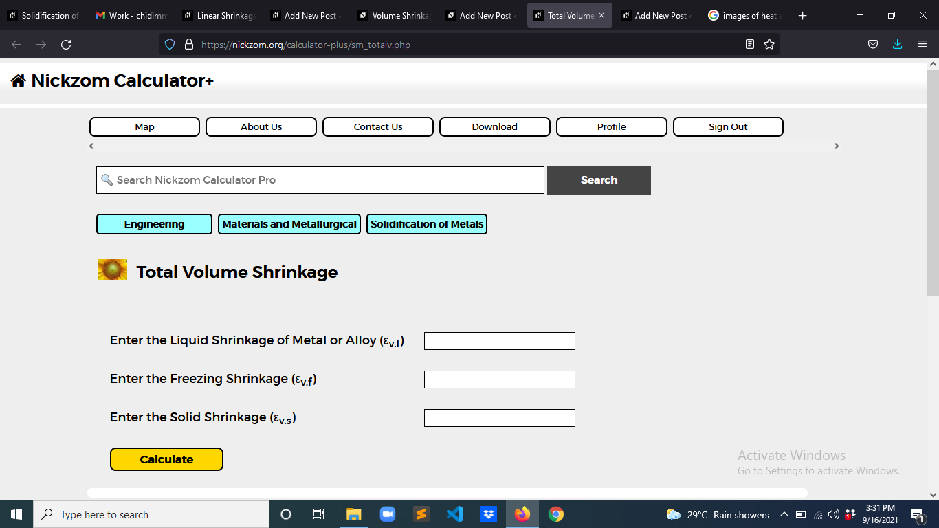 How to Calculate and Solve for the Total Volume Shrinkage | Solidification of Metals