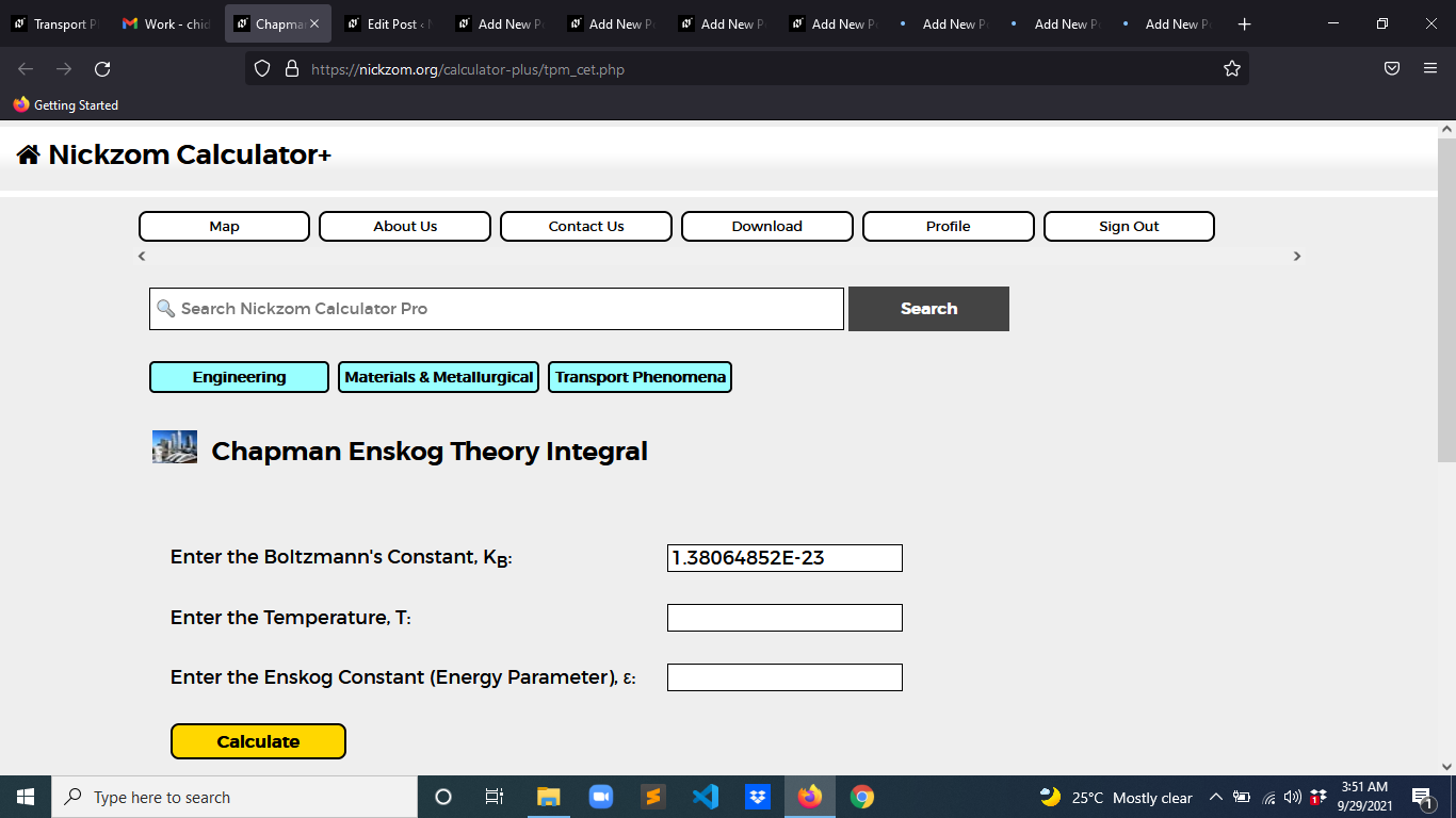 How to Calculate and Solve for Chapman Enskog Theory Integral | Transport Phenomena