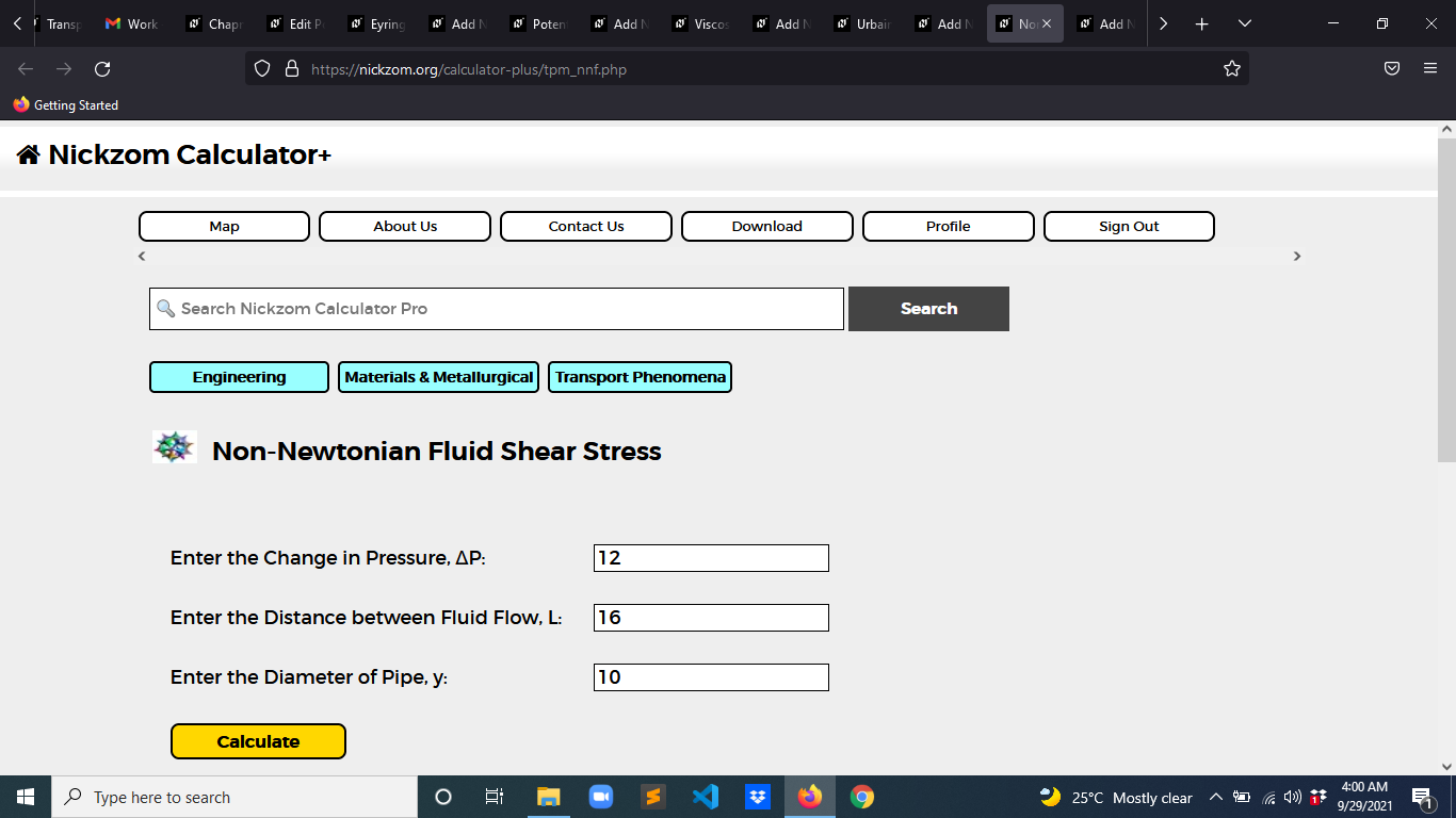 How to Calculate and Solve for Non-Newtonian Fluid Shear Stress | Transport Phenomena