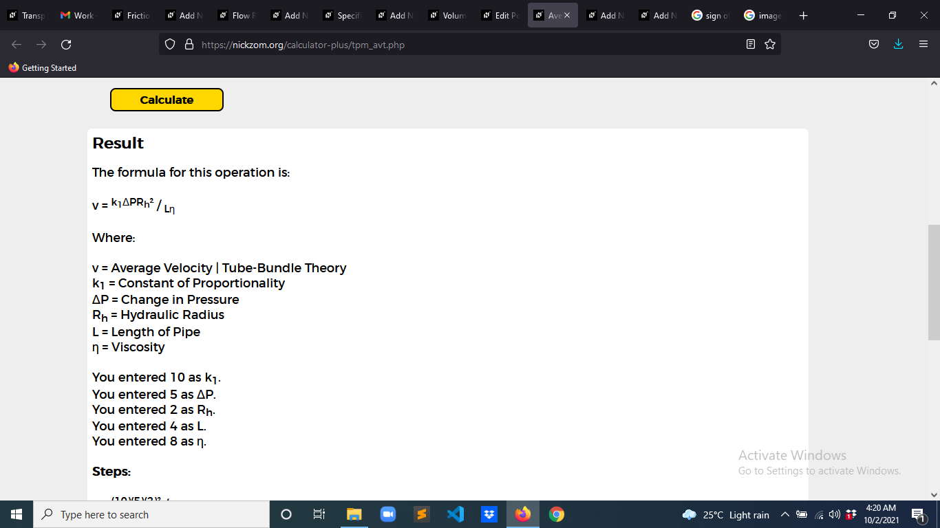 How to Calculate and Solve for Average Velocity | Tube-Bundle Theory | Transport Phenomena
