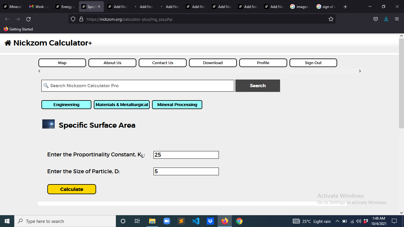 How to Calculate and Solve for Specific Surface Area | Mineral Processing