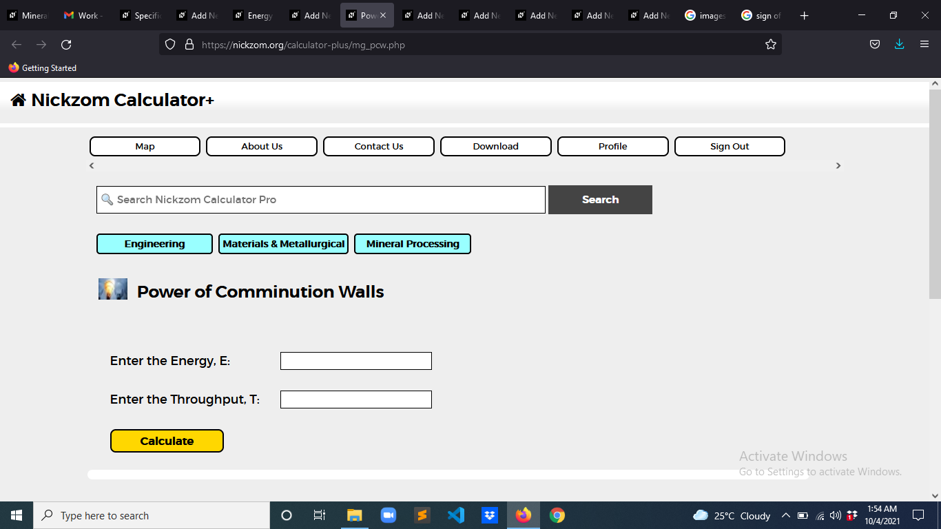 How to Calculate and Solve for Power of Comminution walls | Mineral Processing