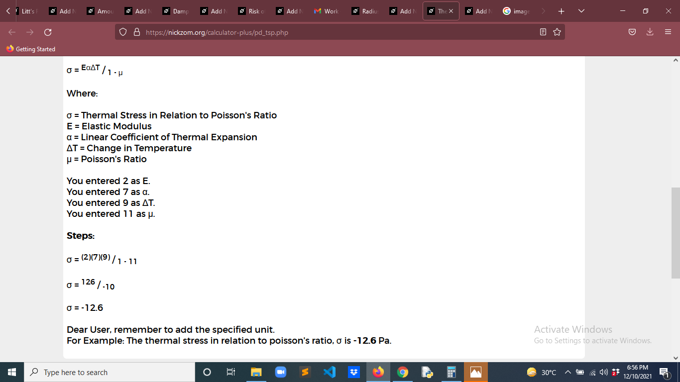 How to Calculate and Solve for Thermal Stress in Relation to Poisson's Ratio | Polymer Deformation