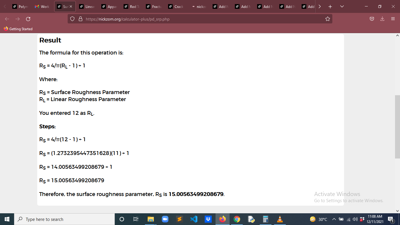 How to Calculate and Solve for Surface Roughness Parameter I Polymer Deformation