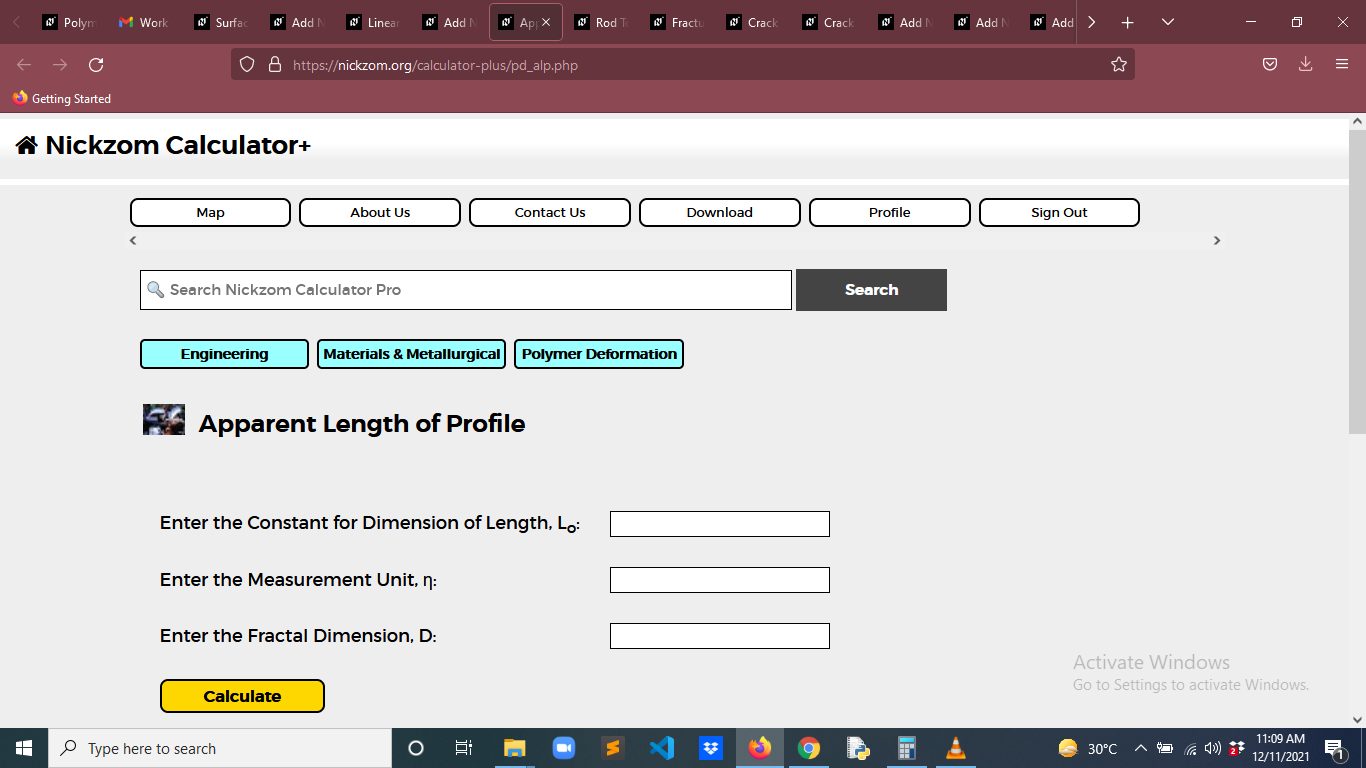 How to Calculate and Solve for Apparent Length of Profile | Polymer Deformation