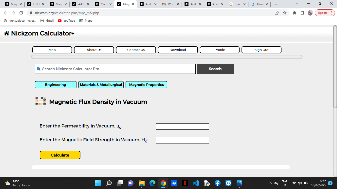 How to Calculate and Solve for Magnetic Flux Density in Vaccum | Magnetic Properties