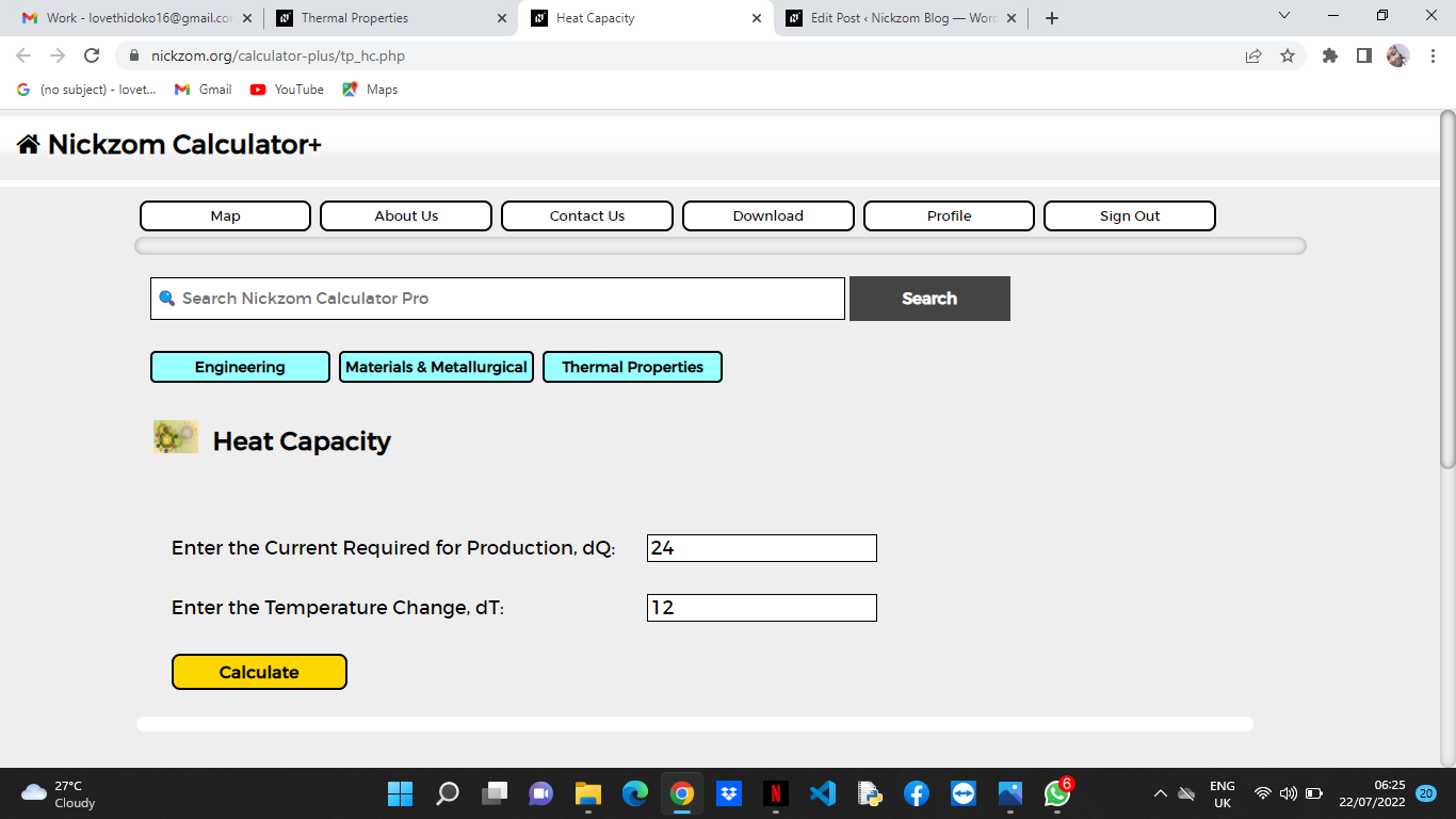 How to Calculate and Solve for Heat Capacity | Thermal Properties