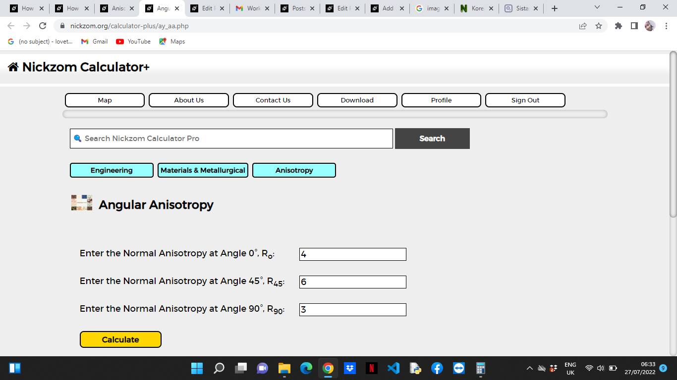How to Calculate and Solve for Angular Anisotropy | Anisotropy