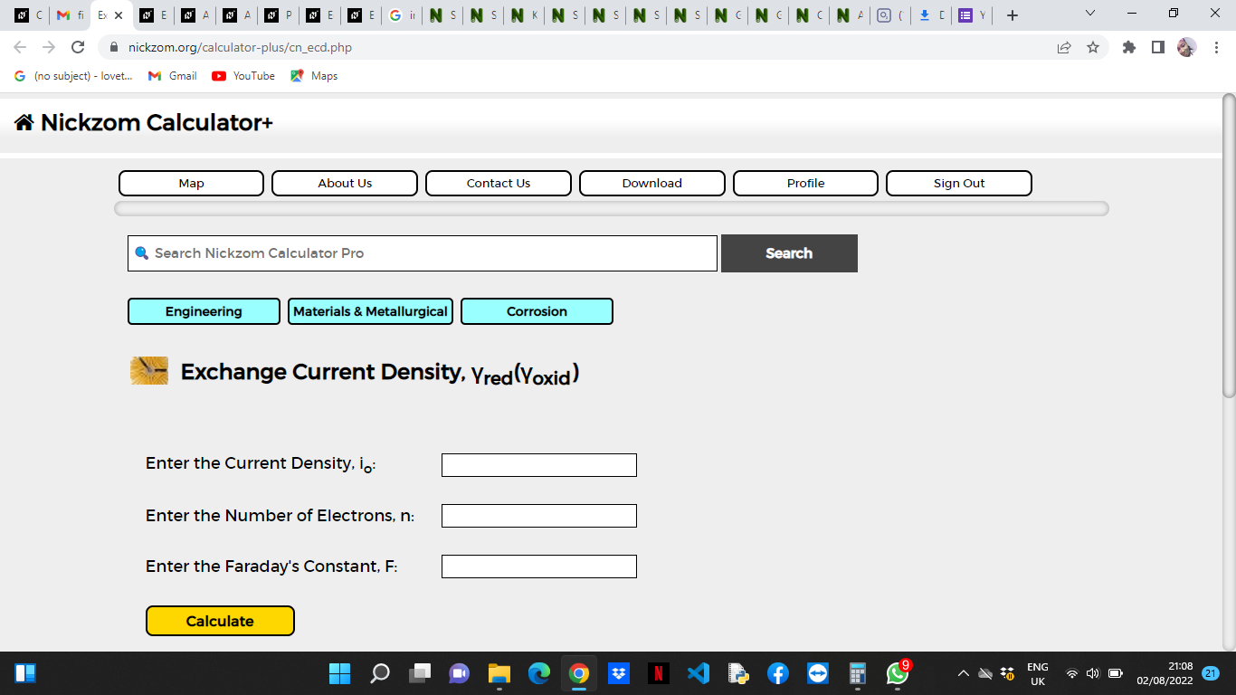 How to Calculate and Solve for Exchange Current Density | Corrosion