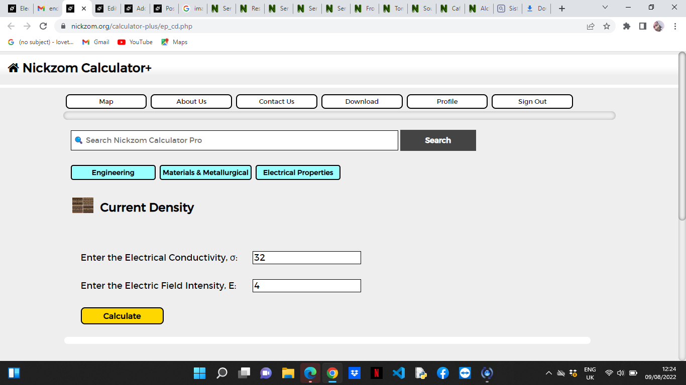 How to Calculate and Solve for Current Density | Electrical Properties