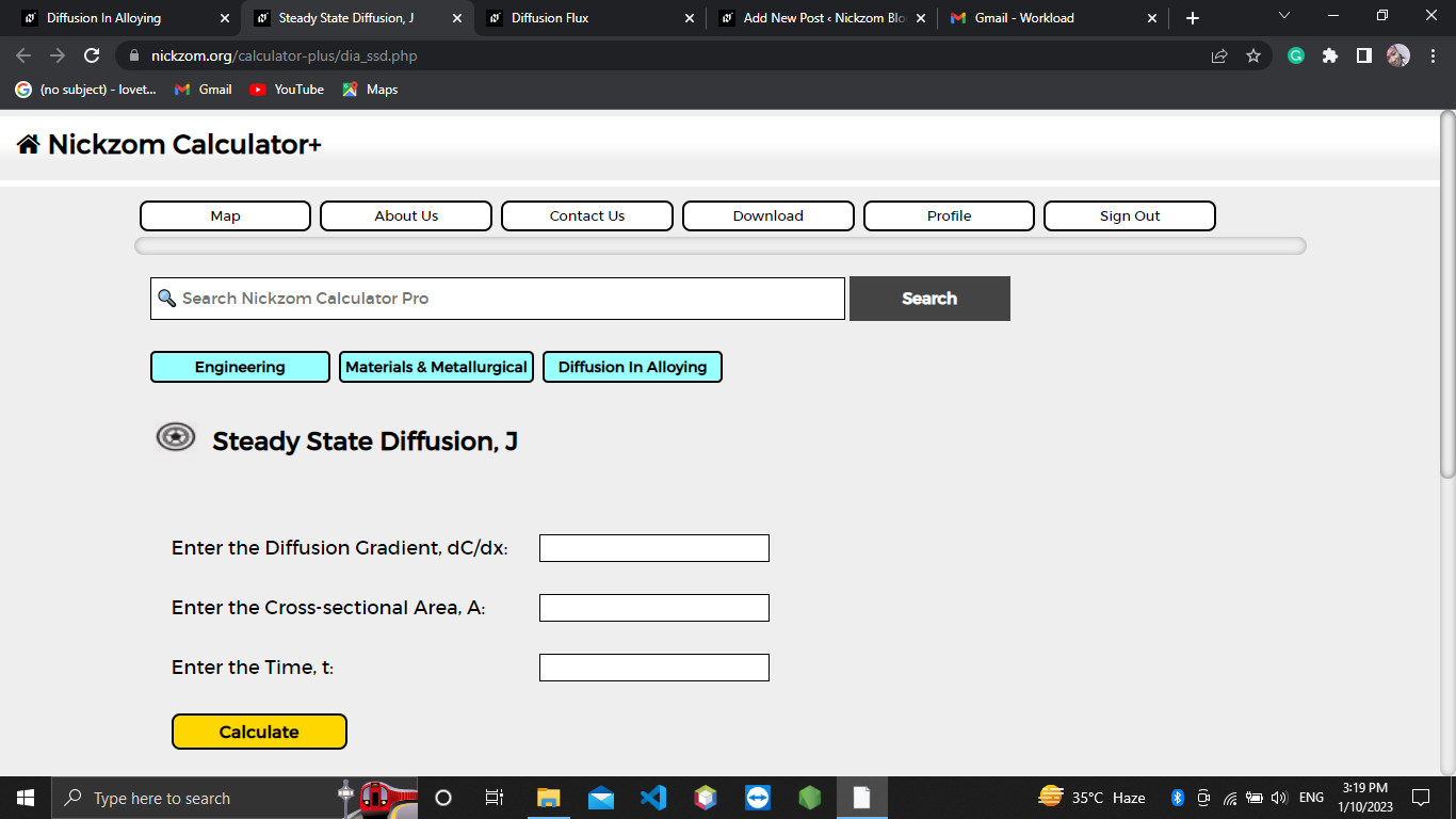 How to Calculate and Solve for Steady State Diffusion | Diffusion in Alloying