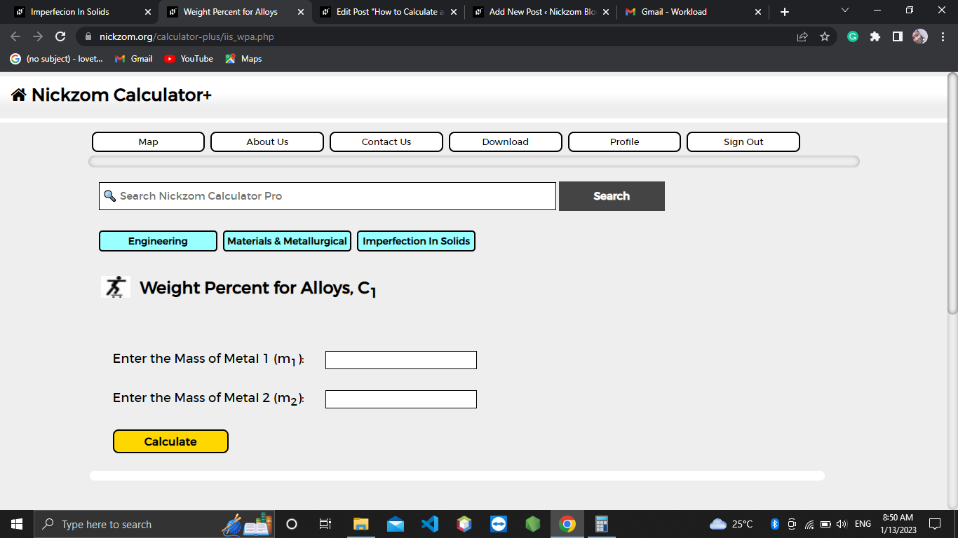 How to Calculate and Solve for Weight Percent for Alloys | Imperfection in Solids