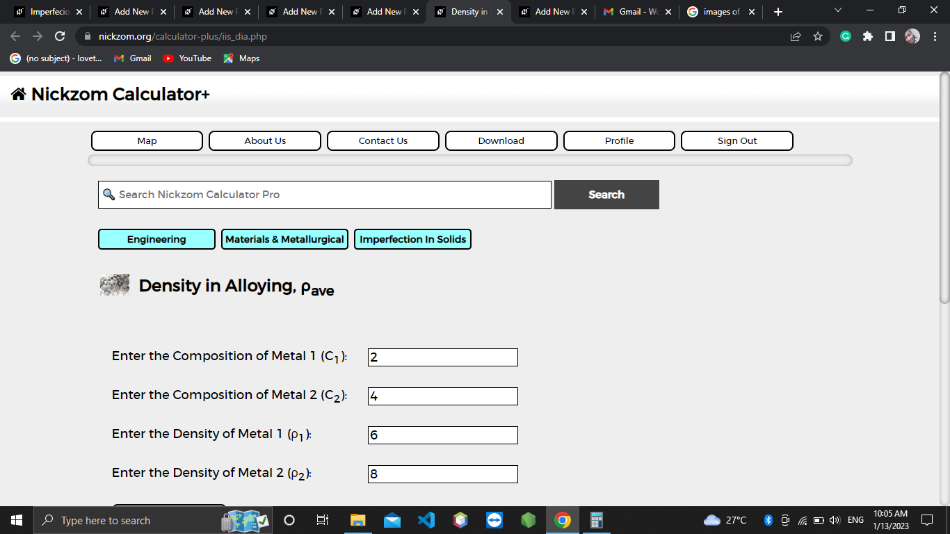 How to Calculate and Solve for Density in Alloying | Imperfection in Solids